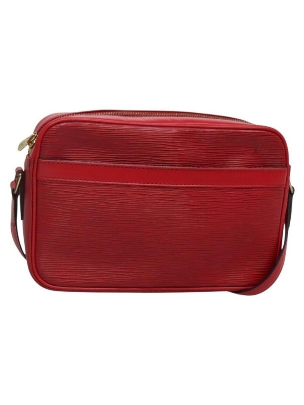Authentic LOUIS VUITTON Epi Trocadero 23 Shoulder Bag Red M52307 LV - Picture 1 of 16